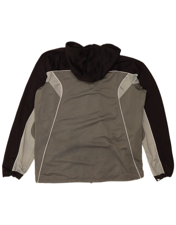 ASICS muški pulover s kapuljačom s patentnim zatvaračem XL u sivoj boji