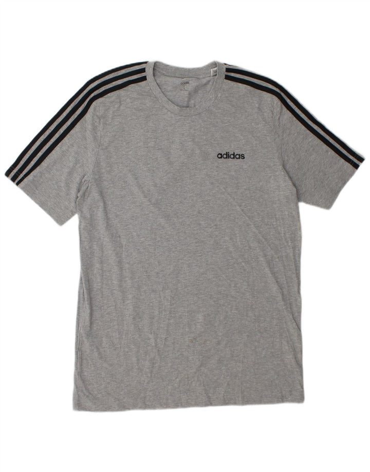 Adidas muška majica kratkih rukava, veliki sivi pamuk