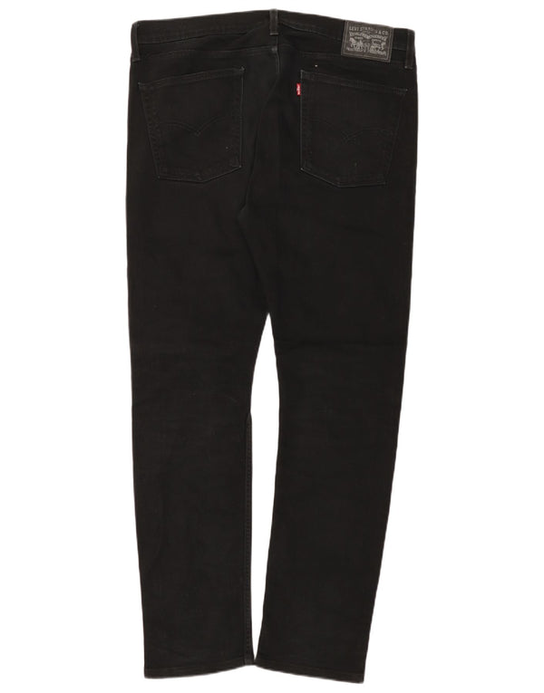Levi's ženske uske traperice W36 L31 crni pamuk