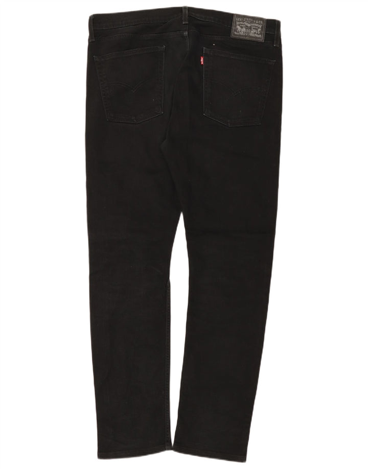 Levi's ženske uske traperice W36 L31 crni pamuk