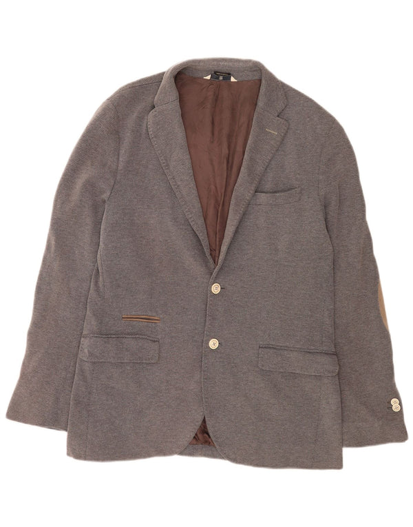 Massimo Dutti muška jakna s 2 gumba EU 52 veliki sivi pamuk