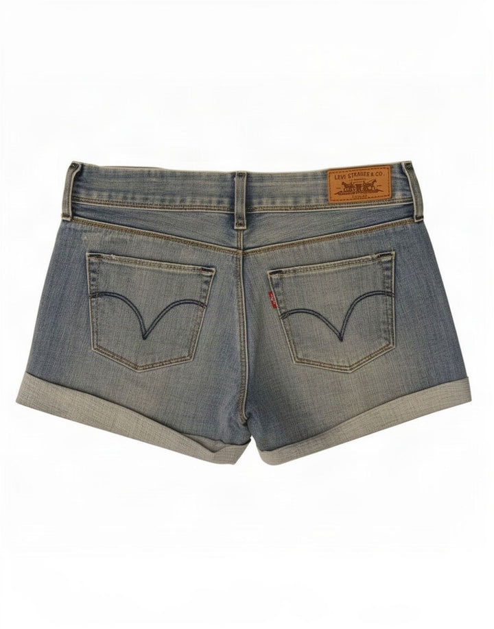 Male ženske traper kratke hlače Levi's W27, plavi pamuk