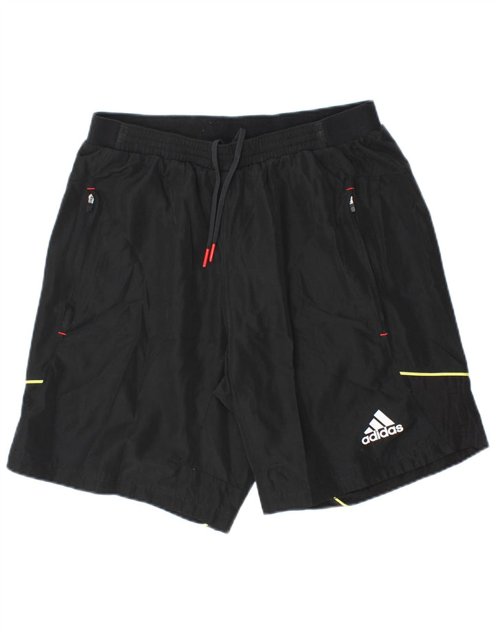 Adidas muške sportske kratke hlače srednje crne boje od poliestera