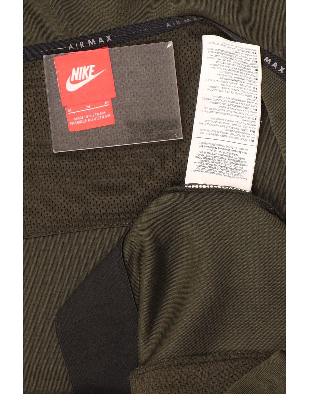 Nike muška grafička gornja jakna od kaki poliestera