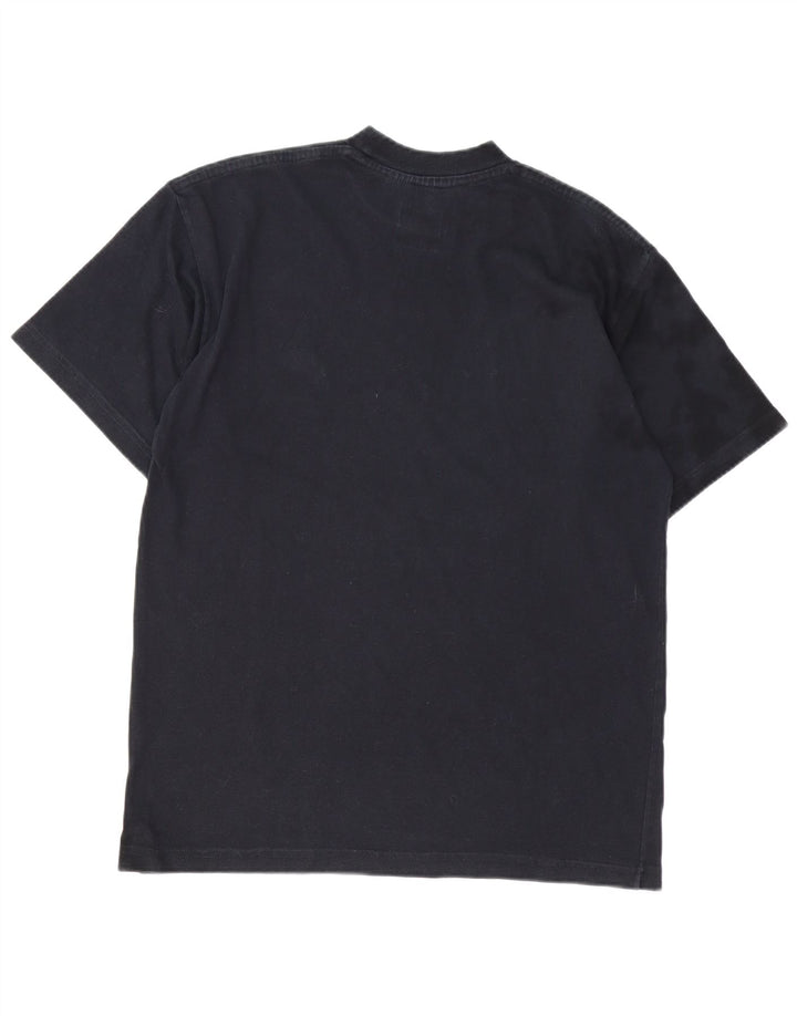 NIKE Mens T-Shirt Top Small Navy Blue Cotton