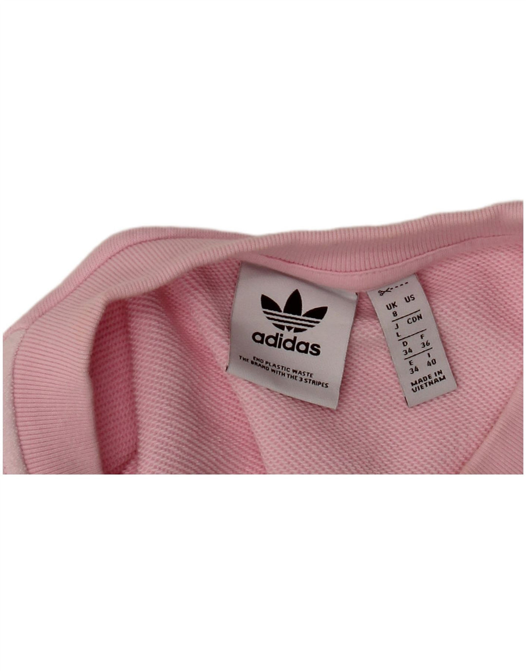 ADIDAS Ženska velika majica s kratkim rukavima UK 8 Small Pink Colourblock