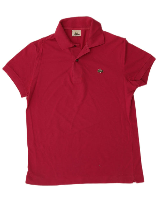 LACOSTE Muška polo majica veličine 3 mala, ružičasta pamučna