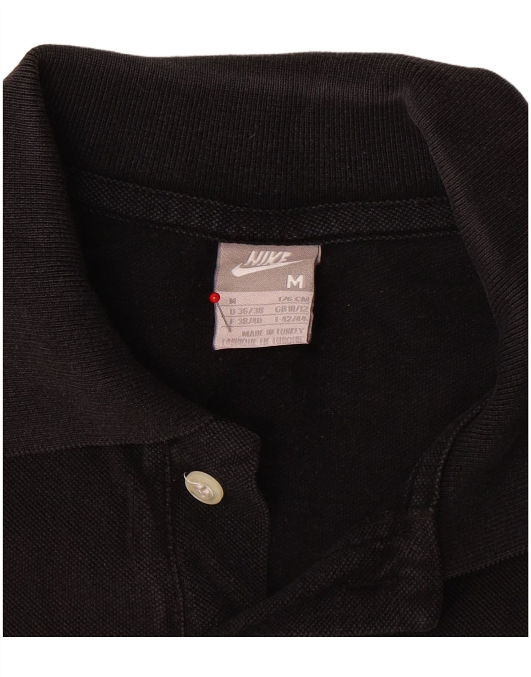 Nike ženska polo majica UK 10/12 Srednje crni pamuk
