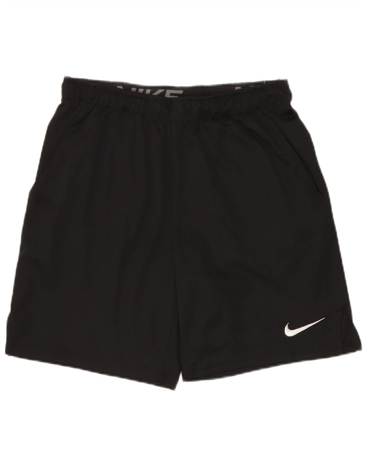 Nike muške Dri Fit sportske kratke hlače srednje crne boje od poliestera