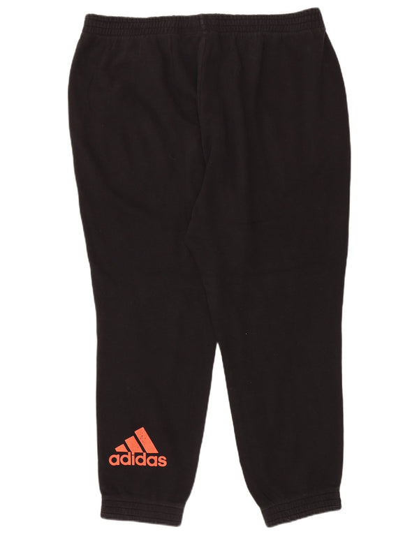 ADIDAS Mens Graphic Tracksuit Trousers Joggers 2XL Black