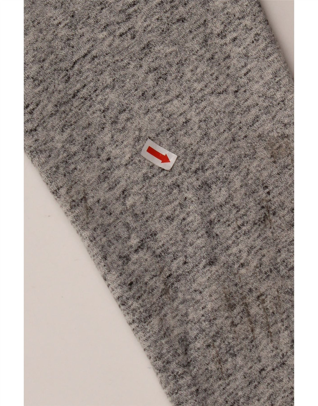 SUPERDRY muški pulover s kapuljačom s patentnim zatvaračem i grafikom XS, sivi flekasti pamuk