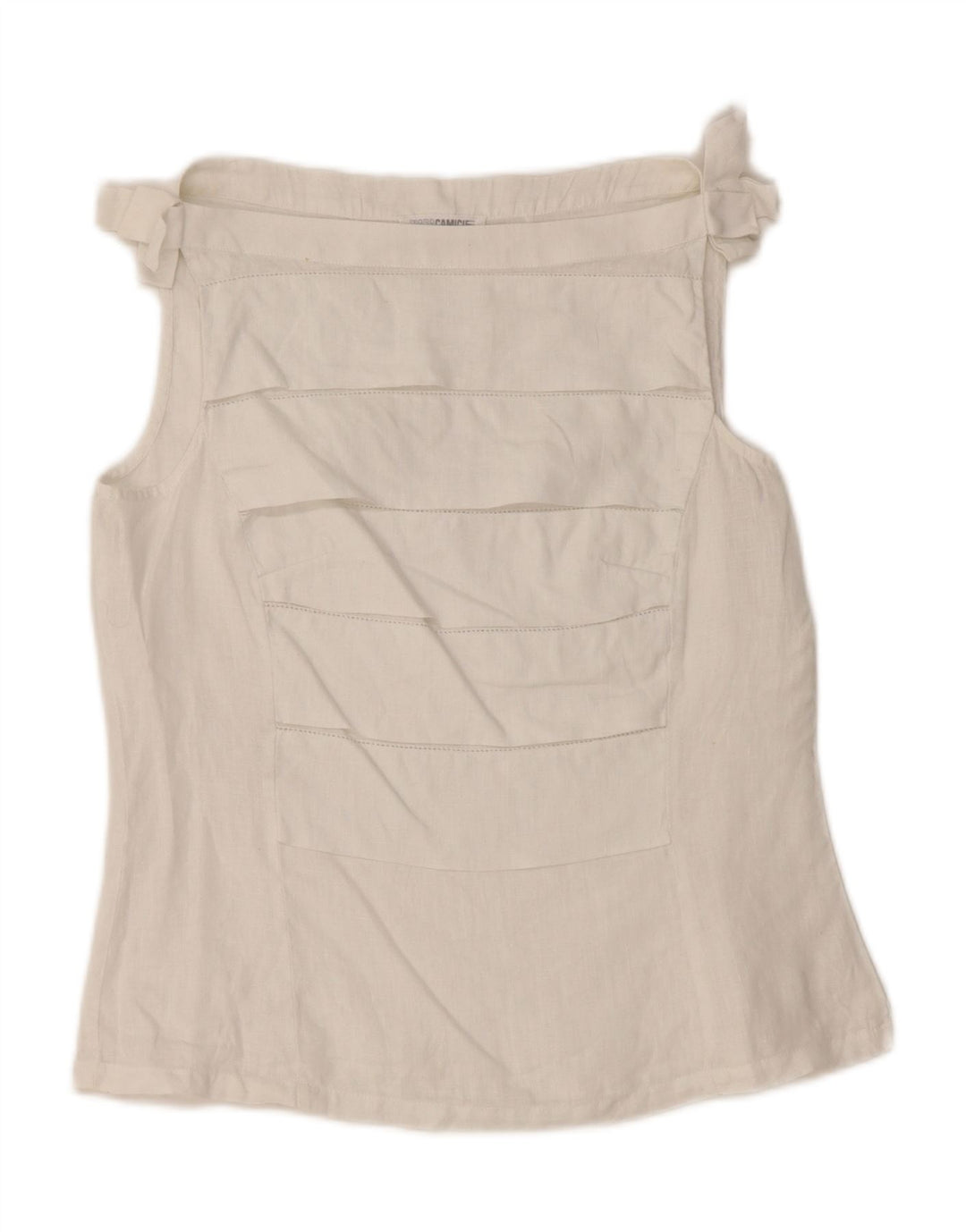 NARACAMICIE Ženska majica bez rukava UK 8 Mala bijela