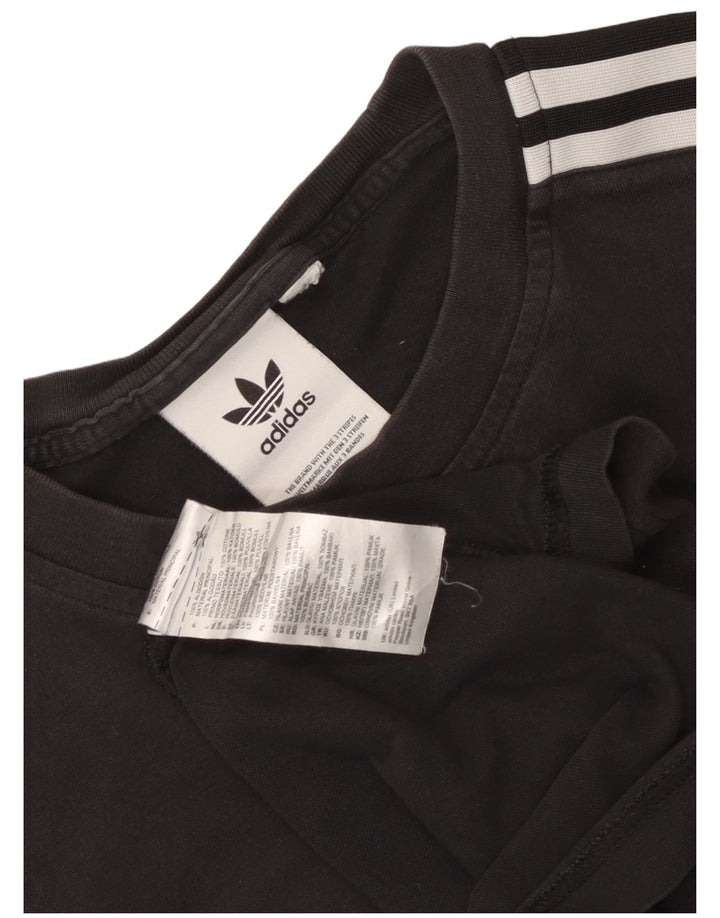 Adidas muška majica kratkih rukava Srednji crni pamuk