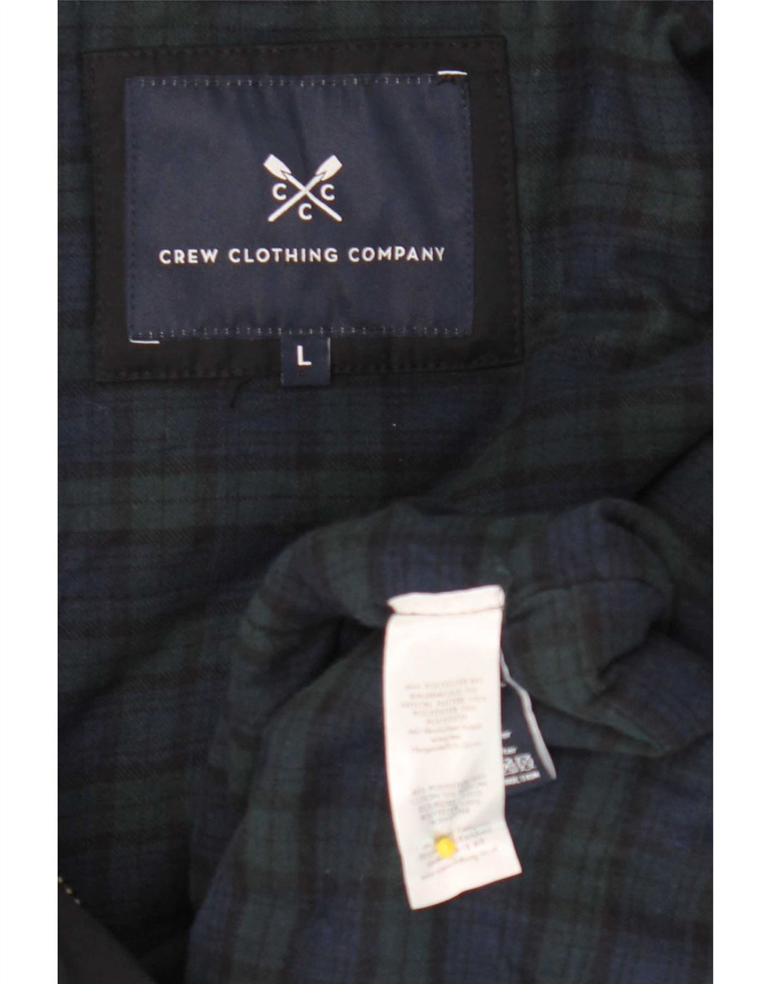 Crew Clothing Muška parka jakna s kapuljačom UK 40 Large tamnoplavi poliester