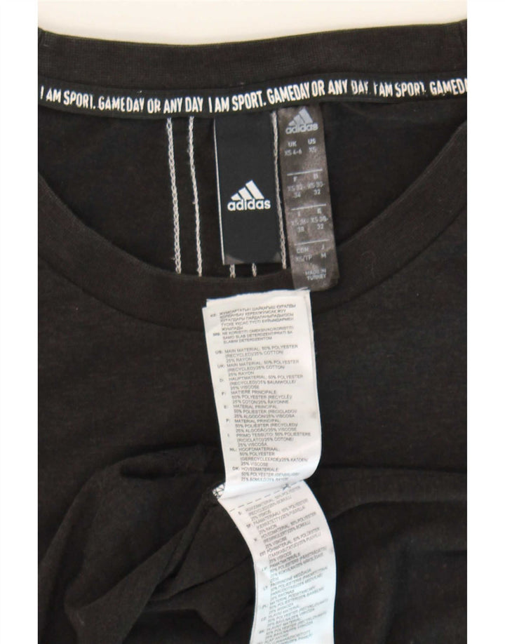 Adidas ženska majica kratkih rukava UK 4/6 XS Sivi poliester