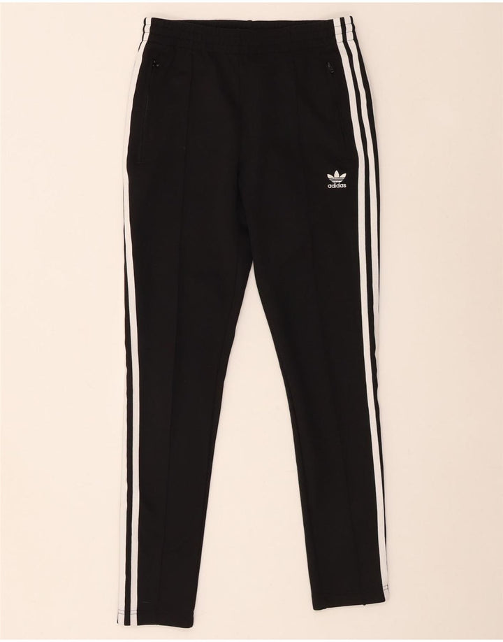 Adidas ženske hlače za trenirku UK 12 Medium Black Colourblock Poliester