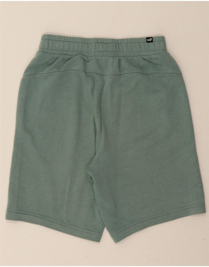 PUMA Mens Sport Shorts Small Green Cotton Vintage Puma and Second-Hand Puma from Messina Hembry 