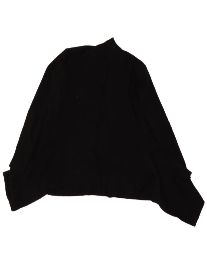 Zara ženski otvoreni kardigan pulover UK 10 Small Black