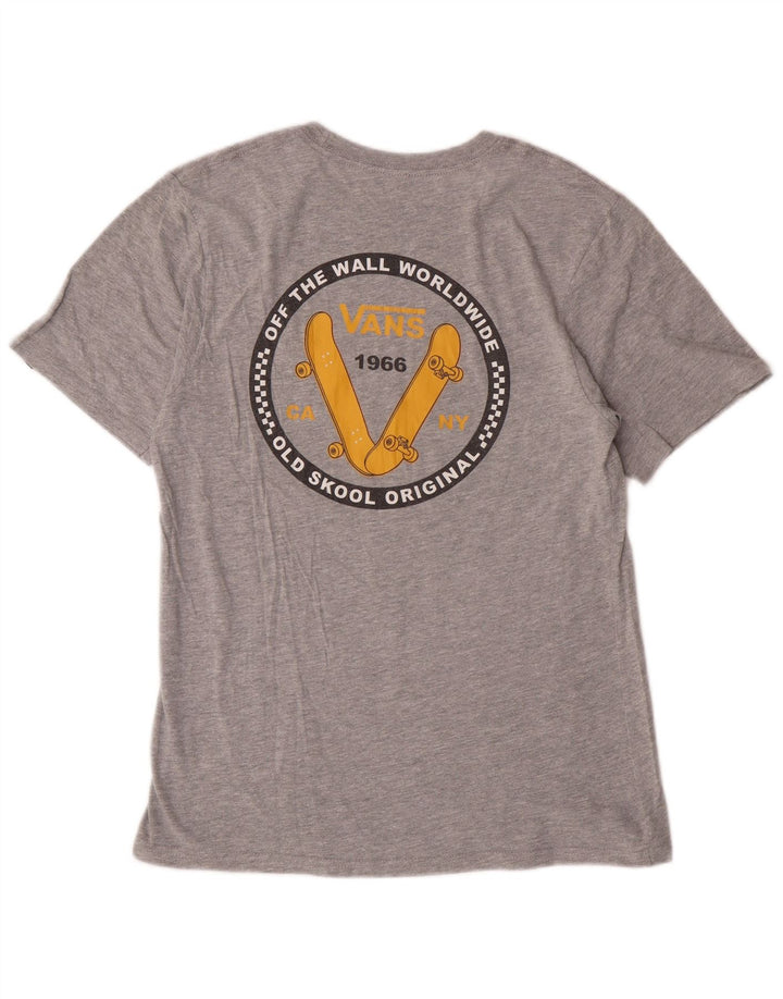 Vans Boys Klasična majica kratkih rukava s grafičkim motivima, 12-13 godina, veliki sivi pamuk