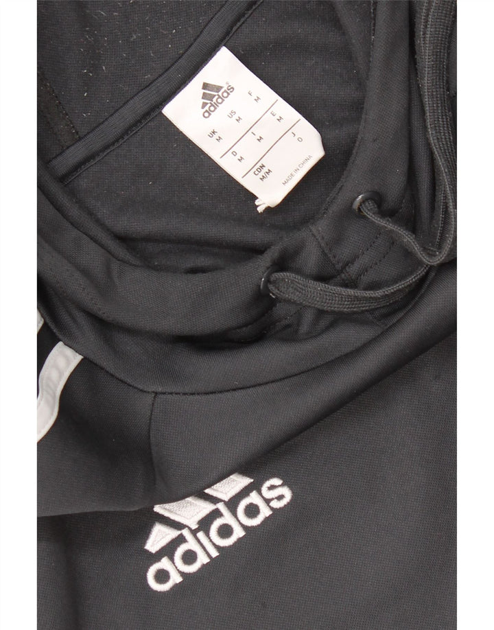 ADIDAS muška majica s kapuljačom srednje sive boje
