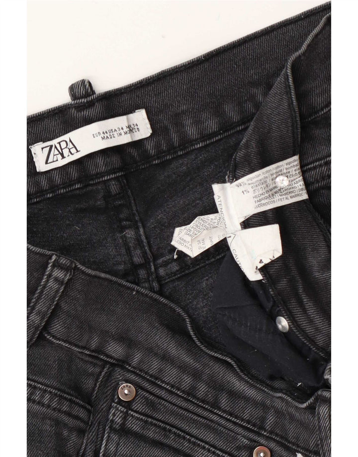 Zara muške uske traperice EU 44 velike W34 L30 sivi poliester