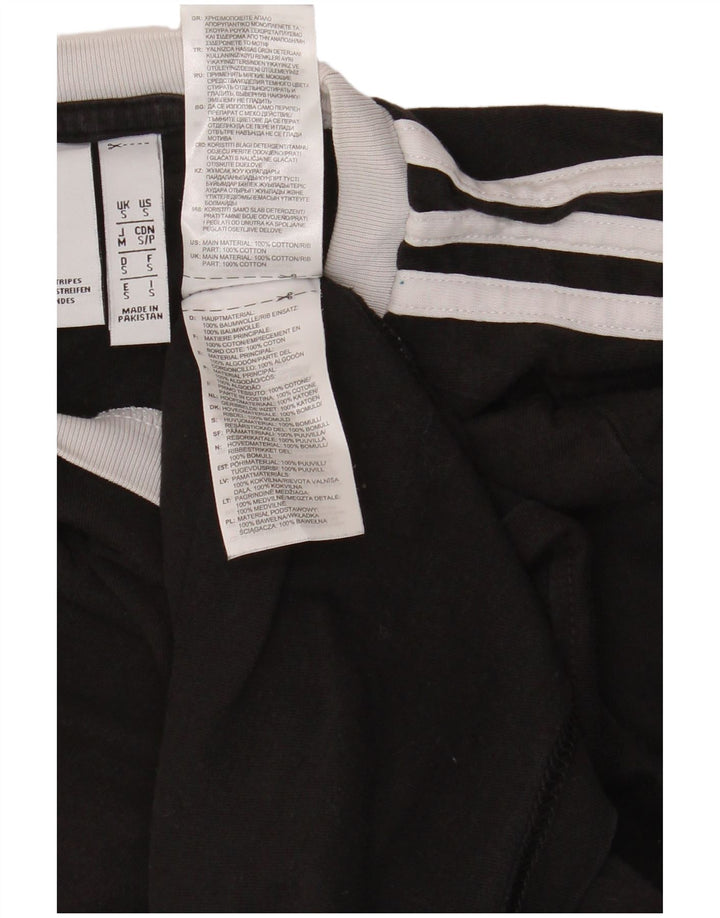 ADIDAS Mens T-Shirt Top Small Black Cotton