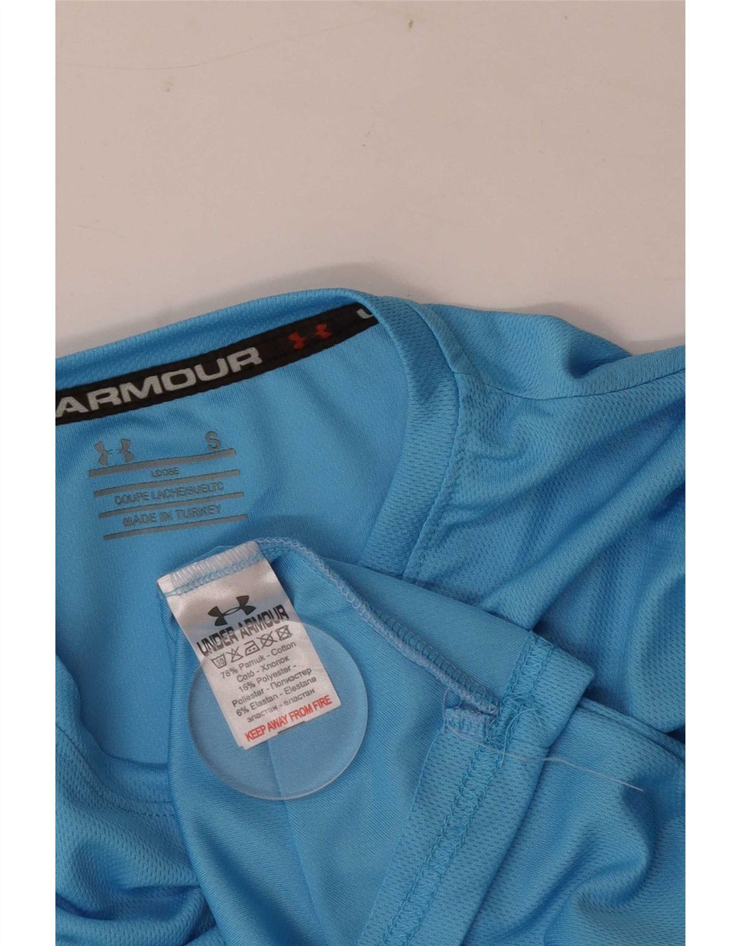 Under Armour muška majica kratkih rukava Mali plavi pamuk