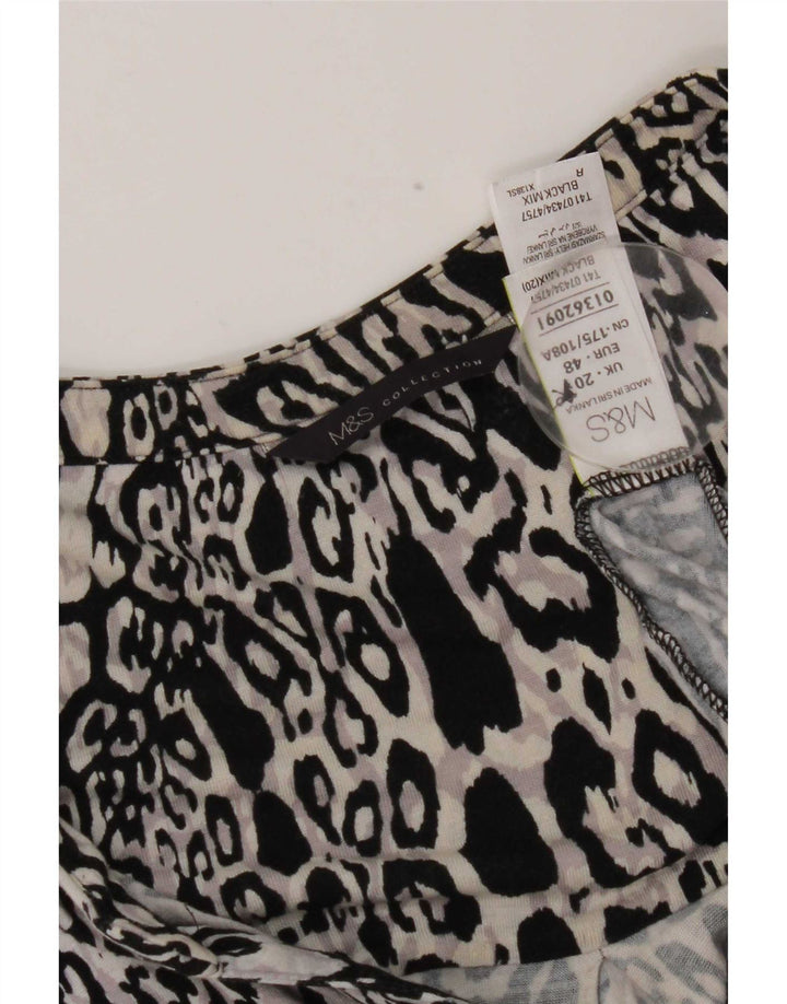 Top ženske bluze Marks & Spencer UK 20 2XL Višebojni životinjski print