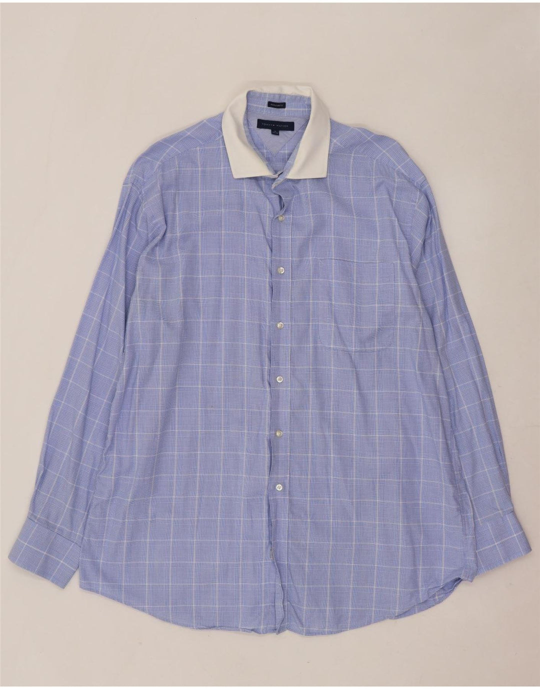 Tommy Hilfiger muška košulja standardnog kroja veličina 17 XL plavi karirani