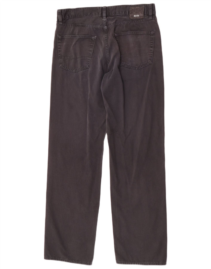 Hugo Boss muške ravne traperice W32 L32 crne