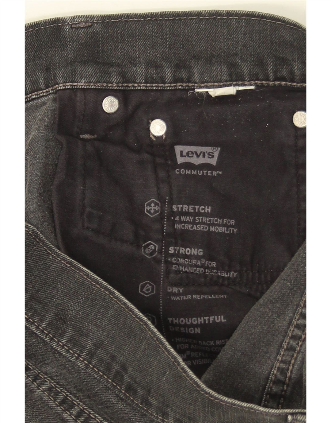 Levi's muške ravne traperice W30 L30 sive