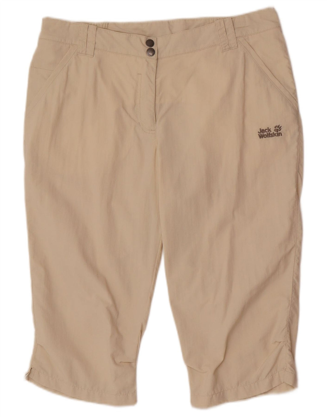Jack Wolfskin ženske chino kratke hlače UK 12 srednje W32 bež poliamid