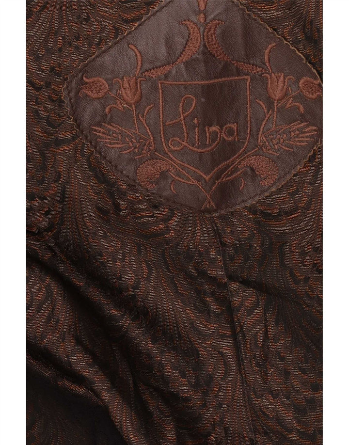 Vintage ženski kaput UK 18 XL smeđi
