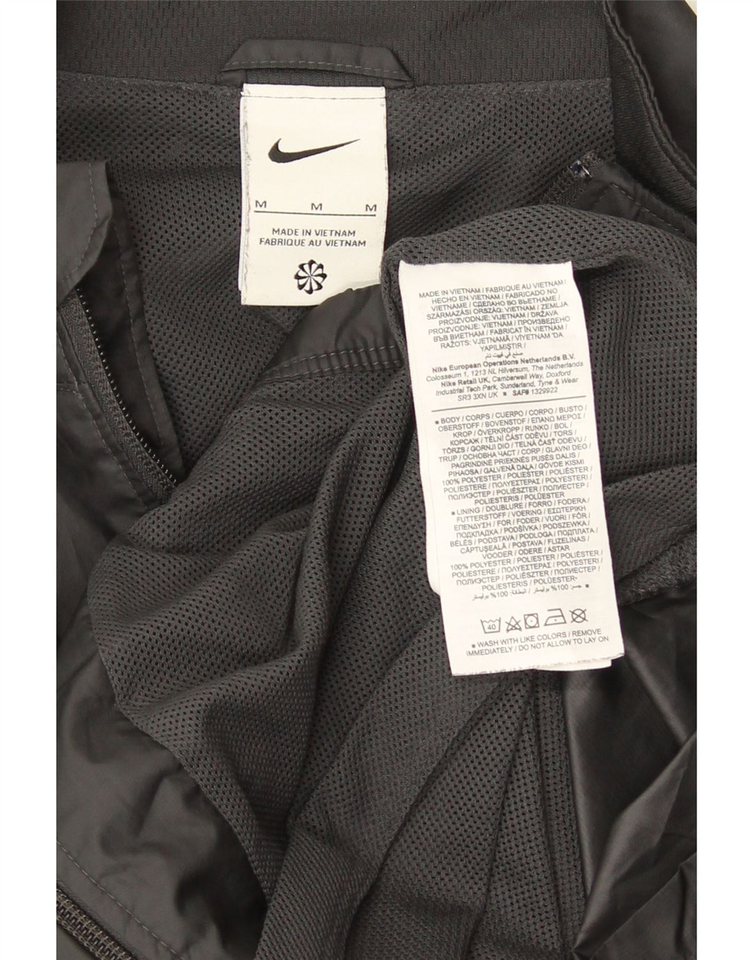 Nike muška gornja jakna trenirke srednje sivi poliester