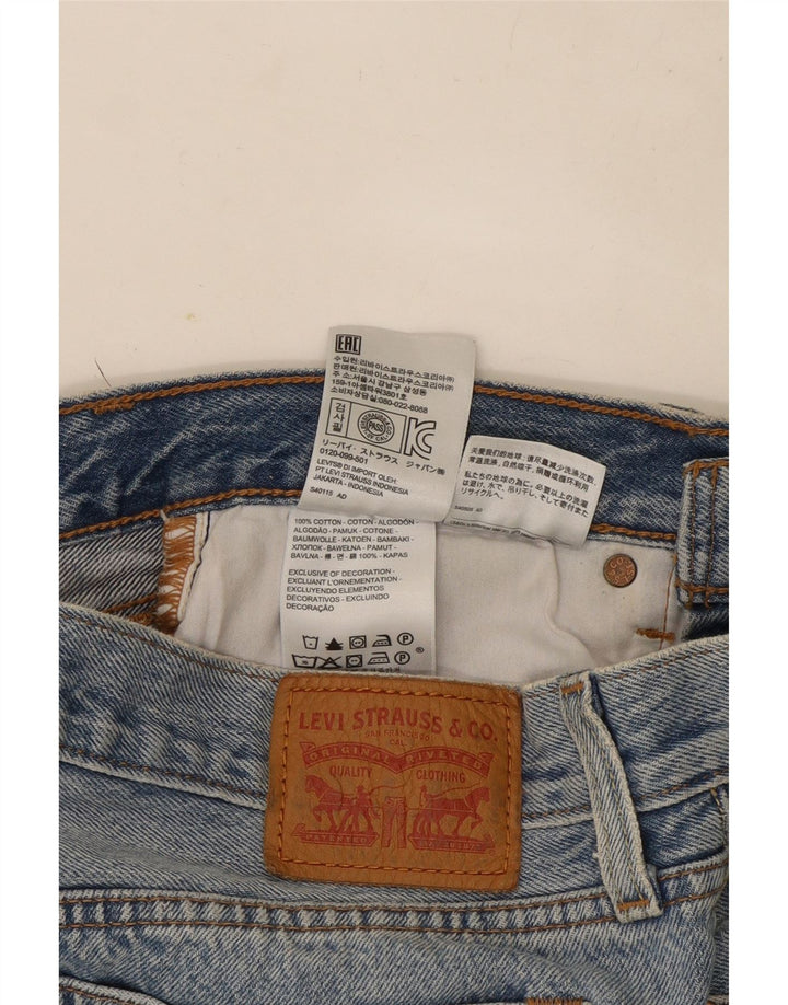 Levi's ženska mini traper suknja od plavog plavog plavog plavog pamuka W28