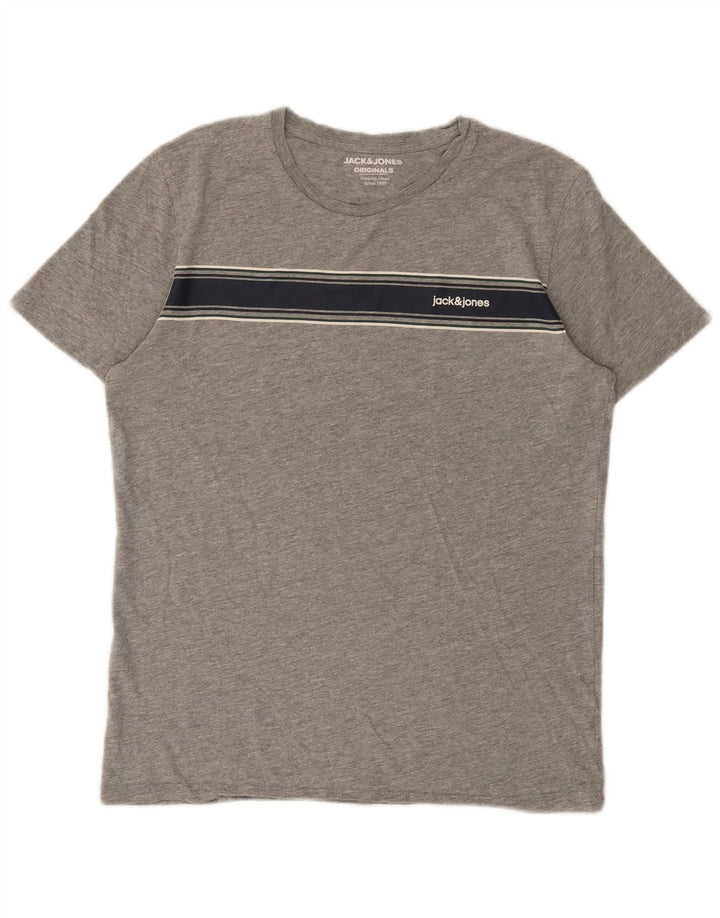 Jack & Jones muška majica kratkih rukava Mala siva boja
