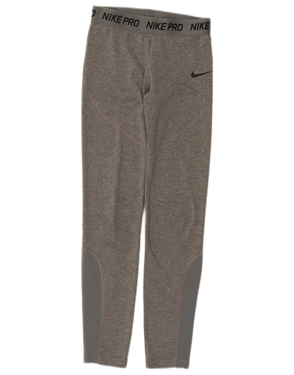 Nike tajice za djevojčice Graphic 12-13 Years Large Gray Colourblock Poliester