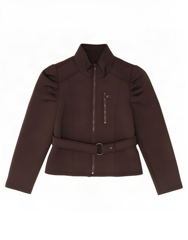 Zara ženska bomber jakna UK 18 XL crni poliester