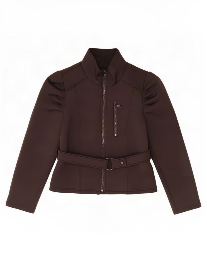 Zara ženska bomber jakna UK 18 XL crni poliester
