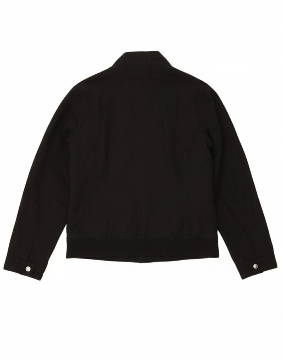REFRIGUE Womens Bomber Jacket UK 12 Medium Black Nylon