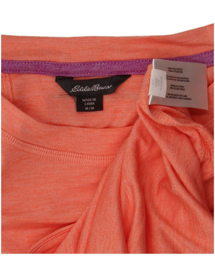 EDDIE BAUER Ženska majica kratkih rukava UK 14 srednje ružičasti poliester