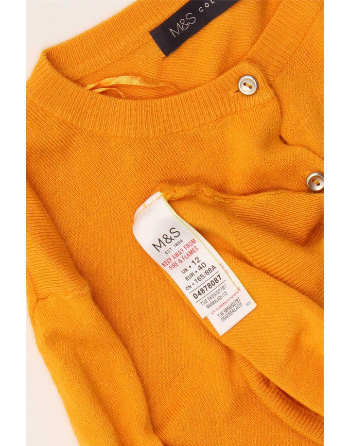 Marks & Spencer ženski džemper standardnog kroja UK 12 Srednje žuta