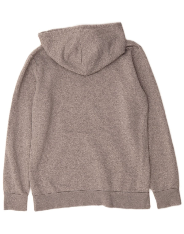 Adidas muška majica s kapuljačom s kapuljačom srednje sive boje s flekama