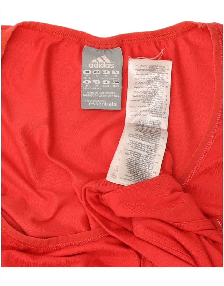 ADIDAS ženska majica kratkih rukava Climalite UK 12/14 Srednje crveni poliester