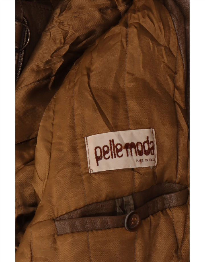 Pelle Moda muška kožna jakna UK 36 Mala smeđa