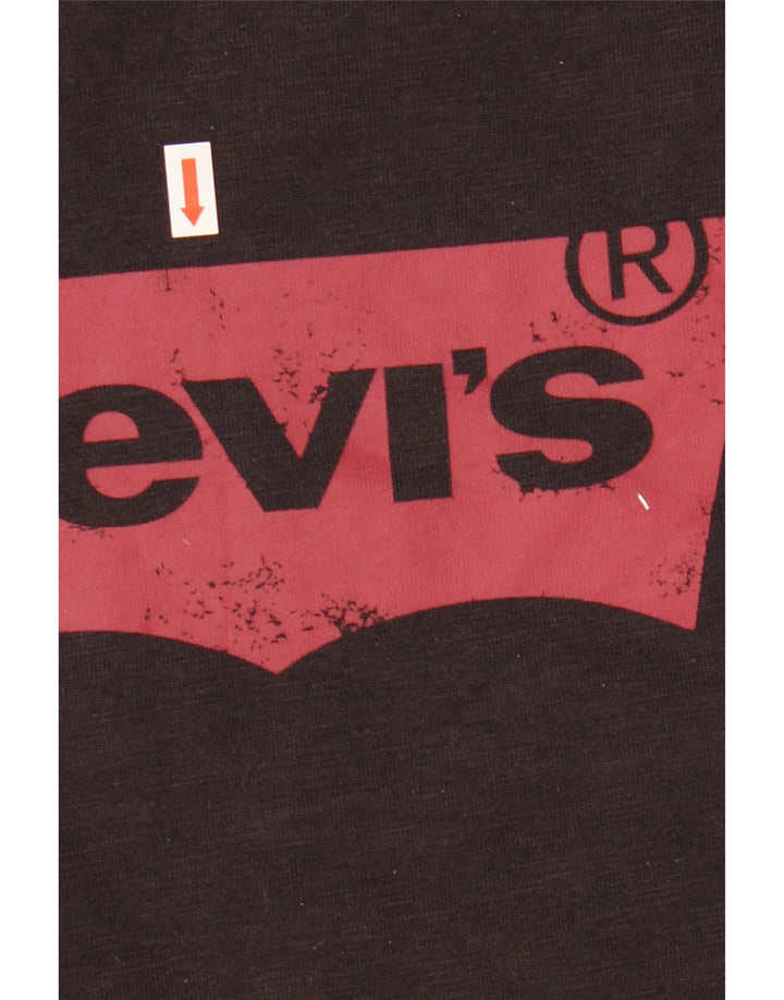 Levi's muška trenirka s grafičkim motivima Srednji crni pamuk