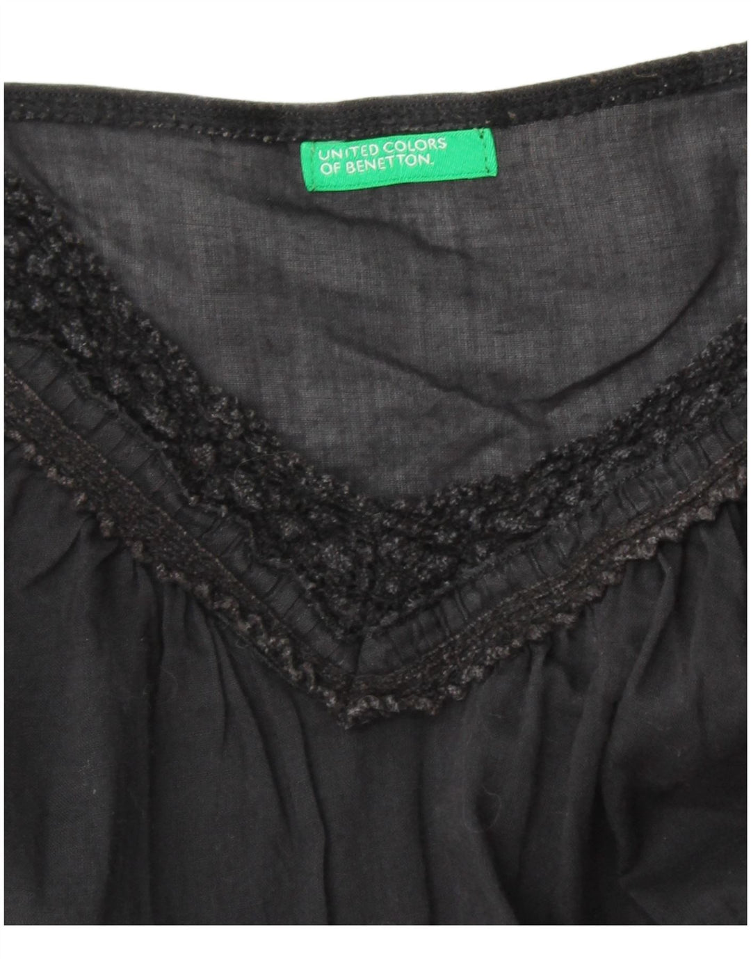 BENETTON Ženski Cami Top UK 10 Small Black