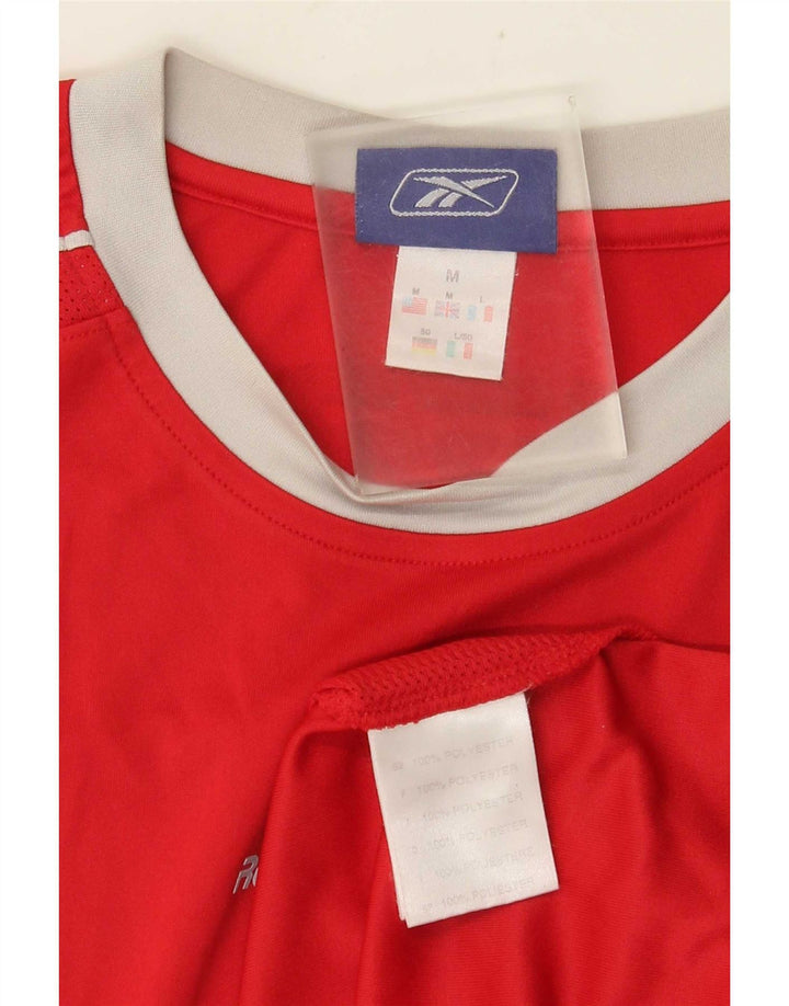 Reebok muški gornji dio prsluka srednje crvene boje od poliestera
