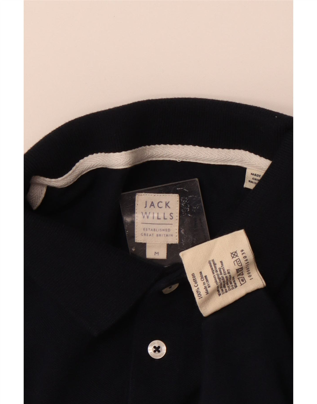 JACK WILLS Muška polo majica Srednje tamnoplavi pamuk