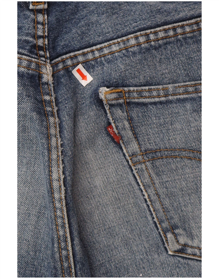 LEVI'S muške 501 traper kratke hlače W34 veliki plavi pamuk